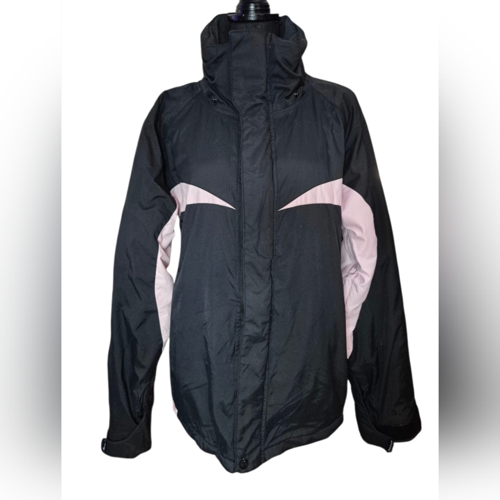 Billabong Vintage Y2K Pilot Series Day Dream Snowboard Ski Jacket PinkBlack-Sz L